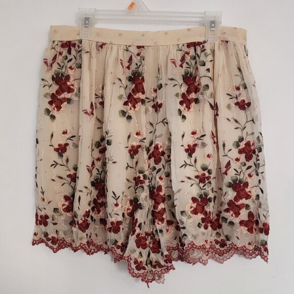 RARE! Zimmerman Sakura Embroidery Shorts S2 b107 - Picture 2 of 6